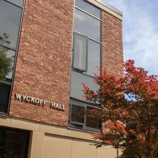 Exterior of Wyckoff Residence Hall from 13th Street