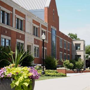 The A. Paul Schaap Science Center on a sunny day