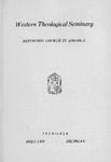 西方神学院目录:1913 - 1914年由西方神学院