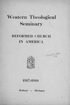 西方神学院目录:1917 - 1918年由西方神学院